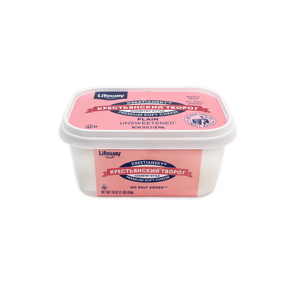 Lifeway Krestiansky Plain Soft Tvorog Cheese, 16 oz