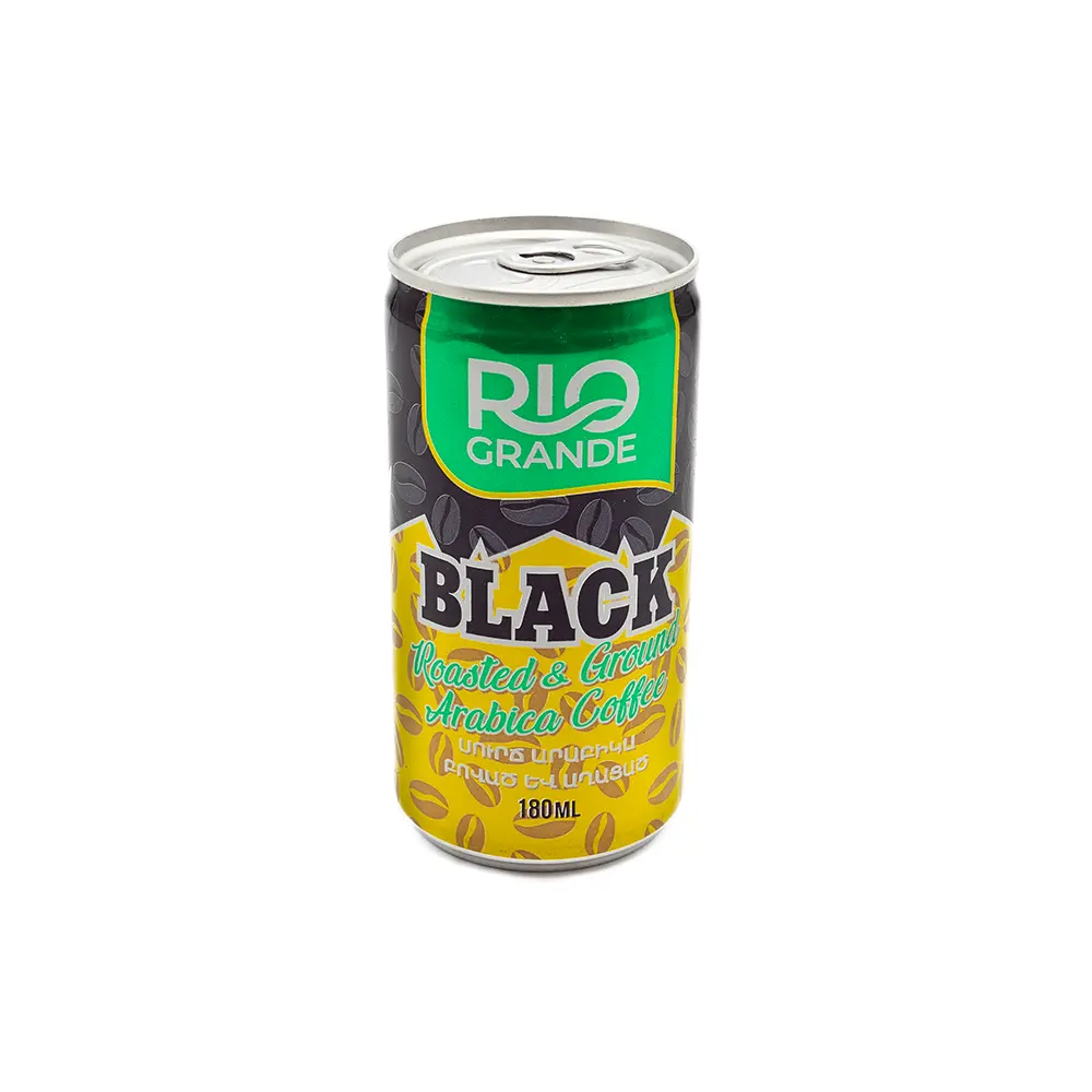 Rio Grande Black Coffee Can, 180 ml
