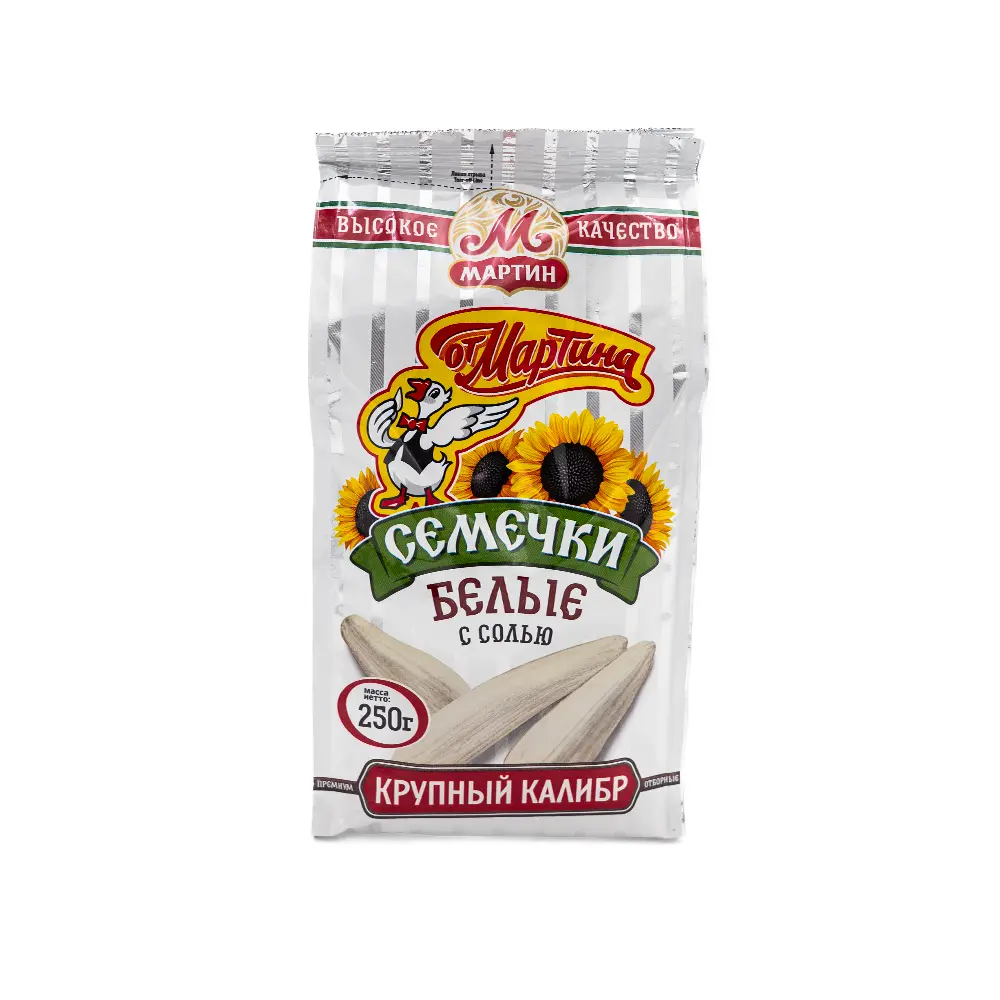Mr. Martin White Salted Sunflower Seeds, 250 g