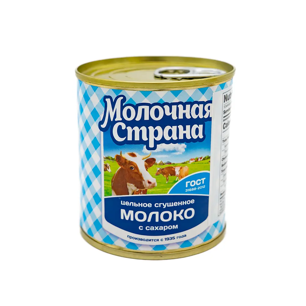 Molochnaya Strana Condensed Milk, 380 g