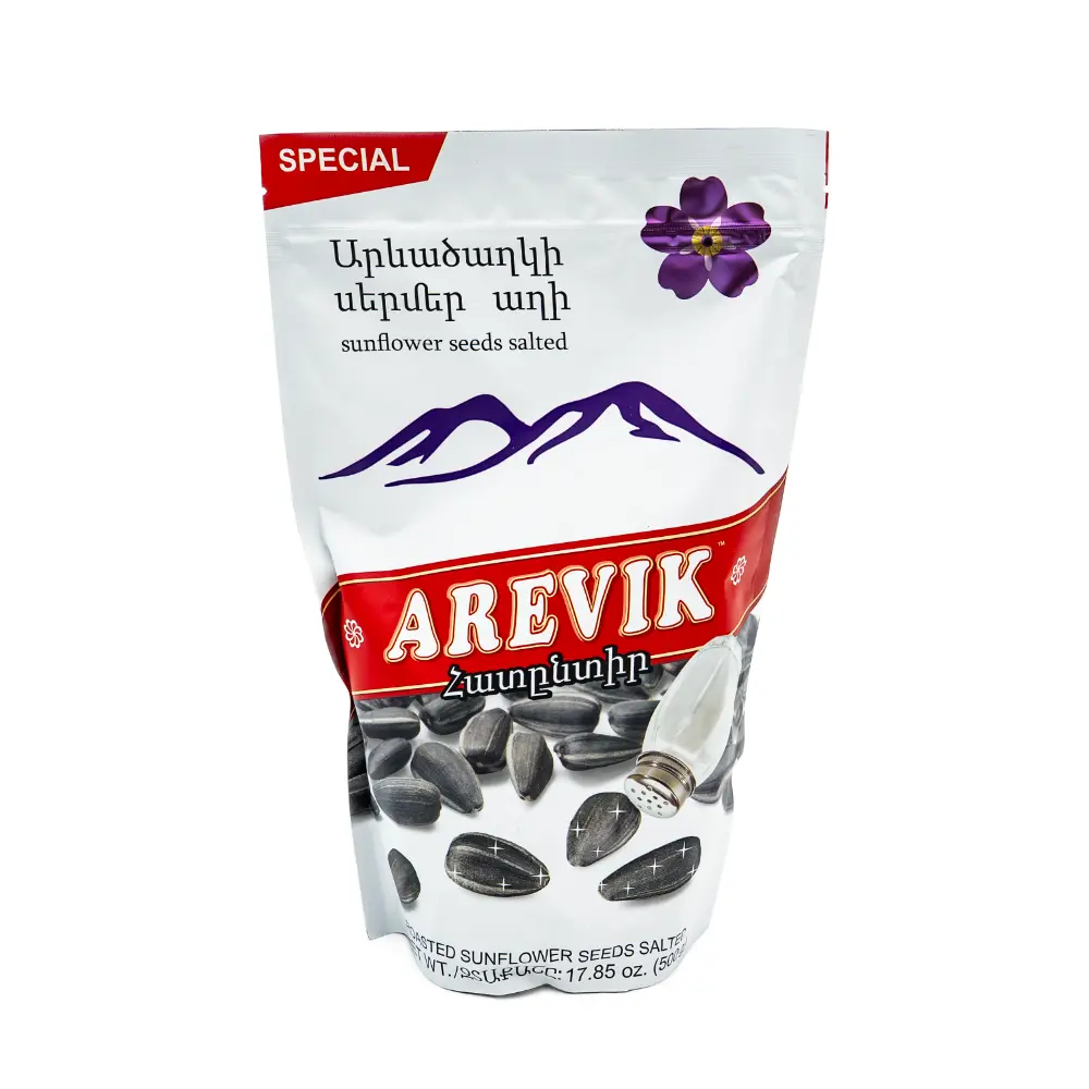 Arevik Roasted & Salted Sunflower Seeds, 500 g