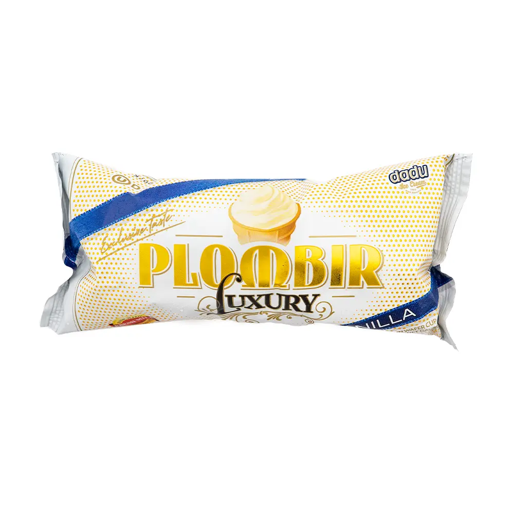 Dadu Plombir Luxury Vanilla Ice Cream in Wafer Cup