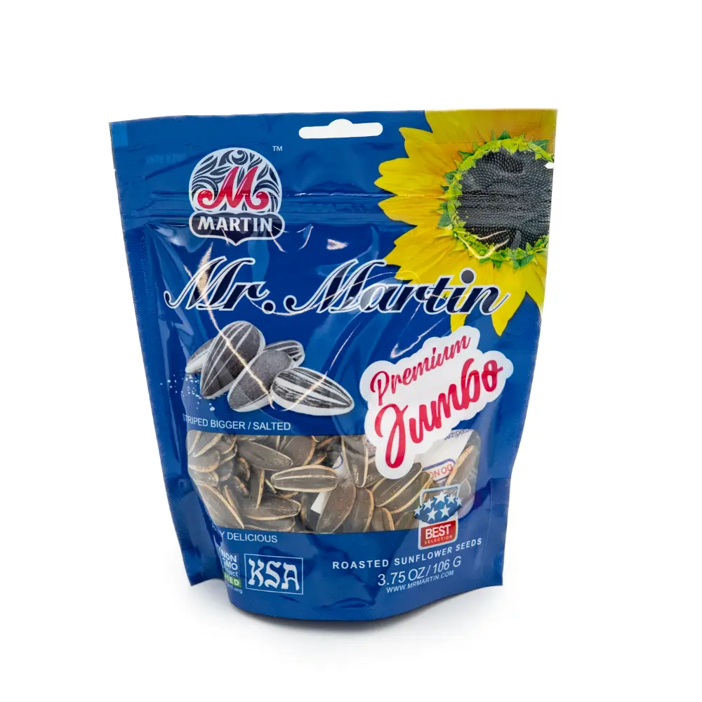 Mr. Martin Premium Jumbo Salted Striped Sunflower Seeds, 106 g