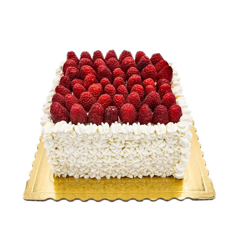 Raspberry Square Cake