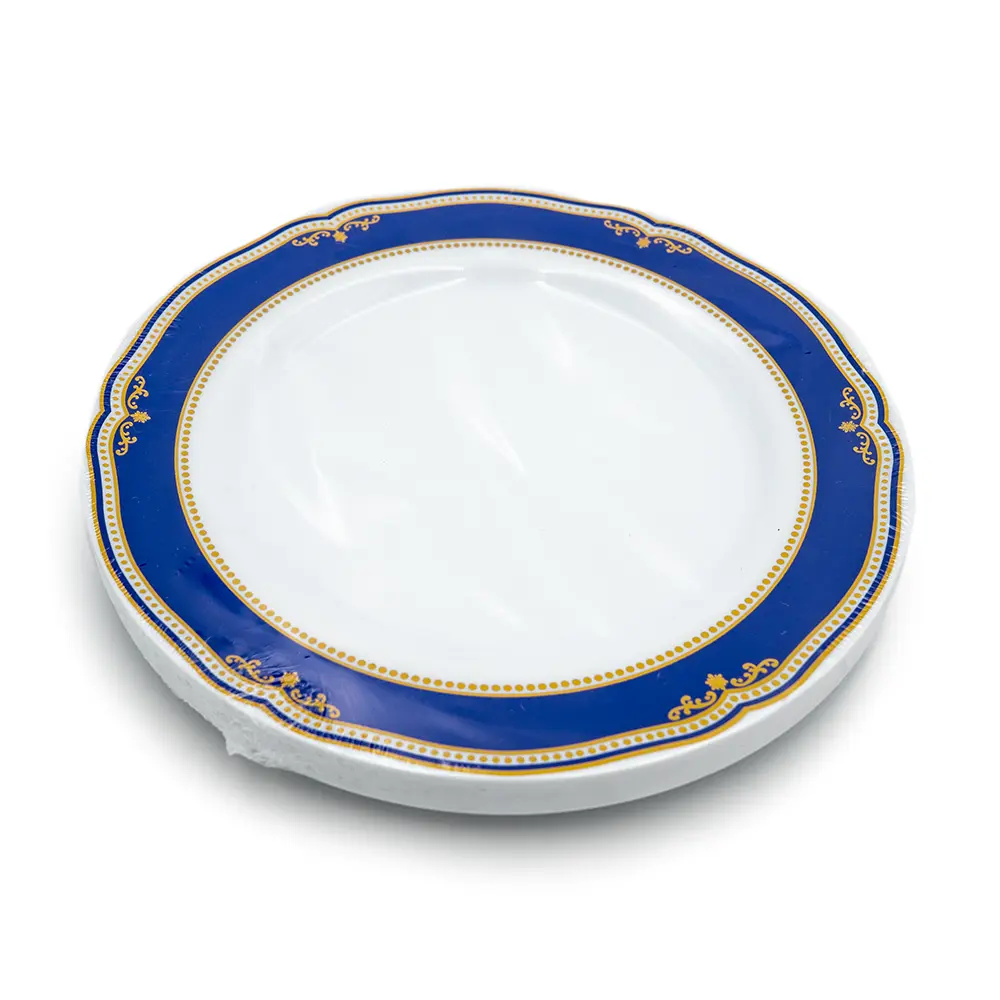 Blue Rimmed Plates
