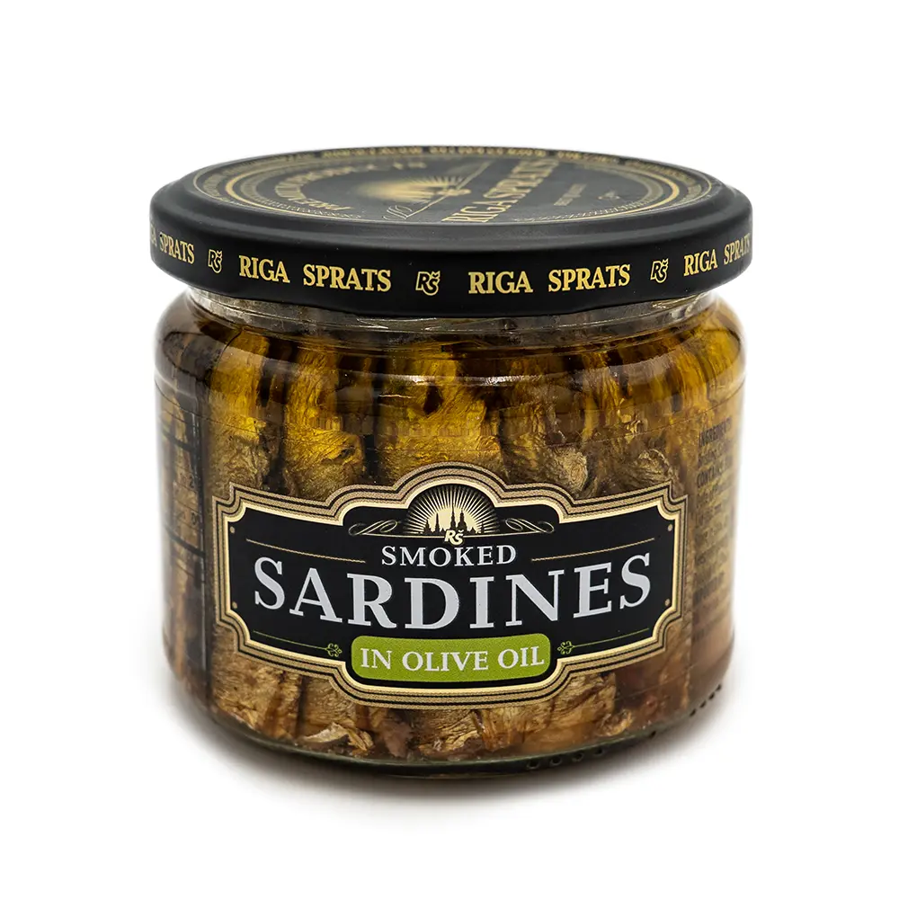 Riga Sprats Smoked Sardines In Olive Oil, 250 g