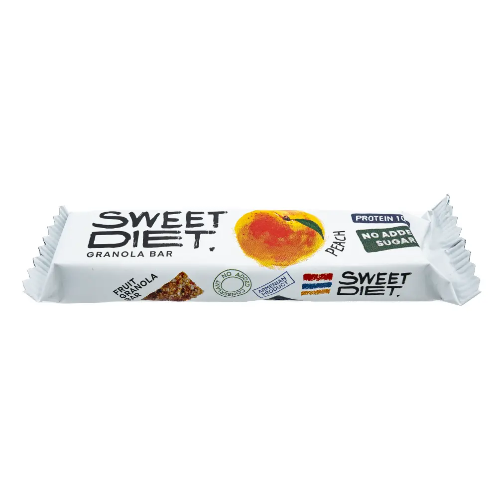 Sweet Diet Peach Granola Bar
