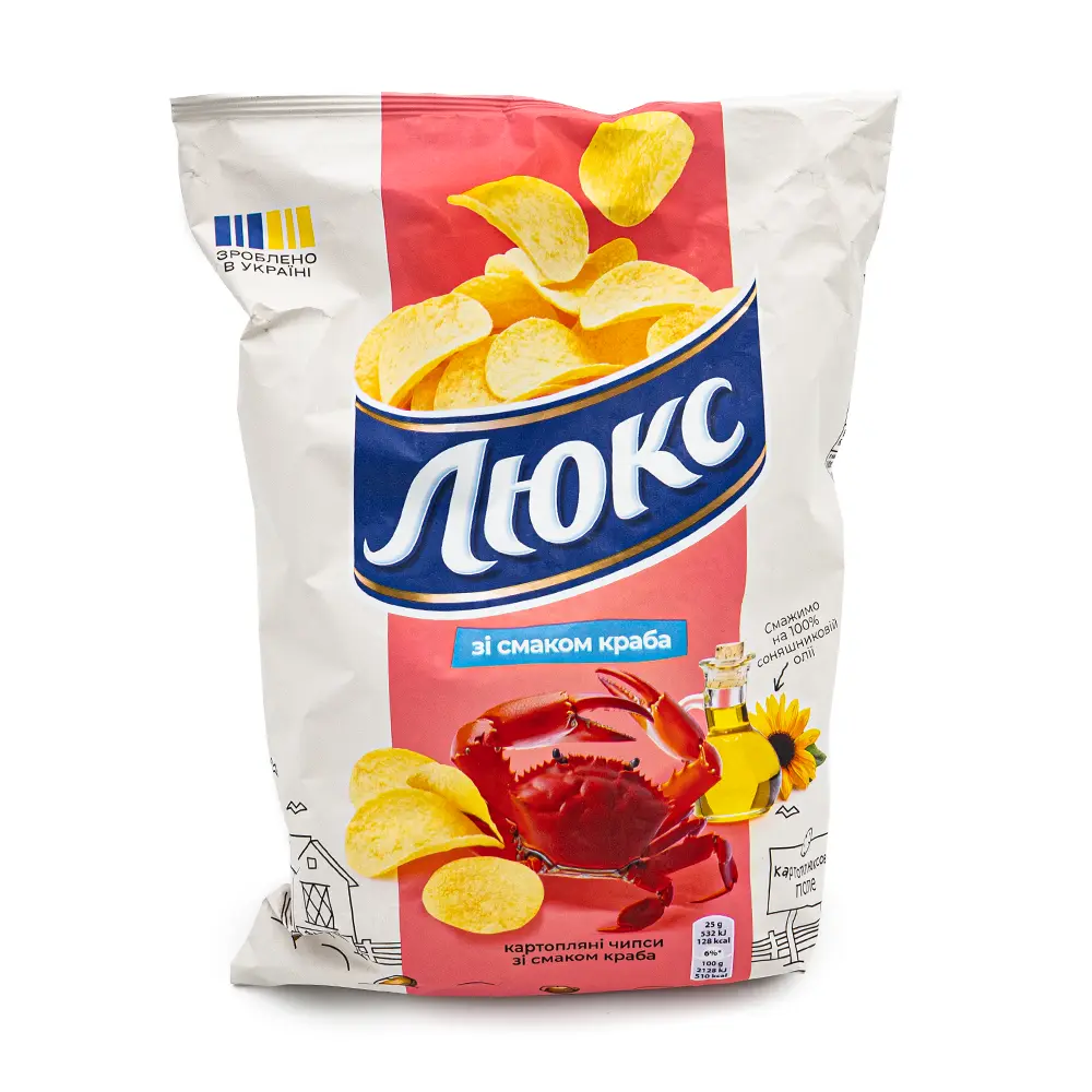 Lux Crab Chips, 125 g