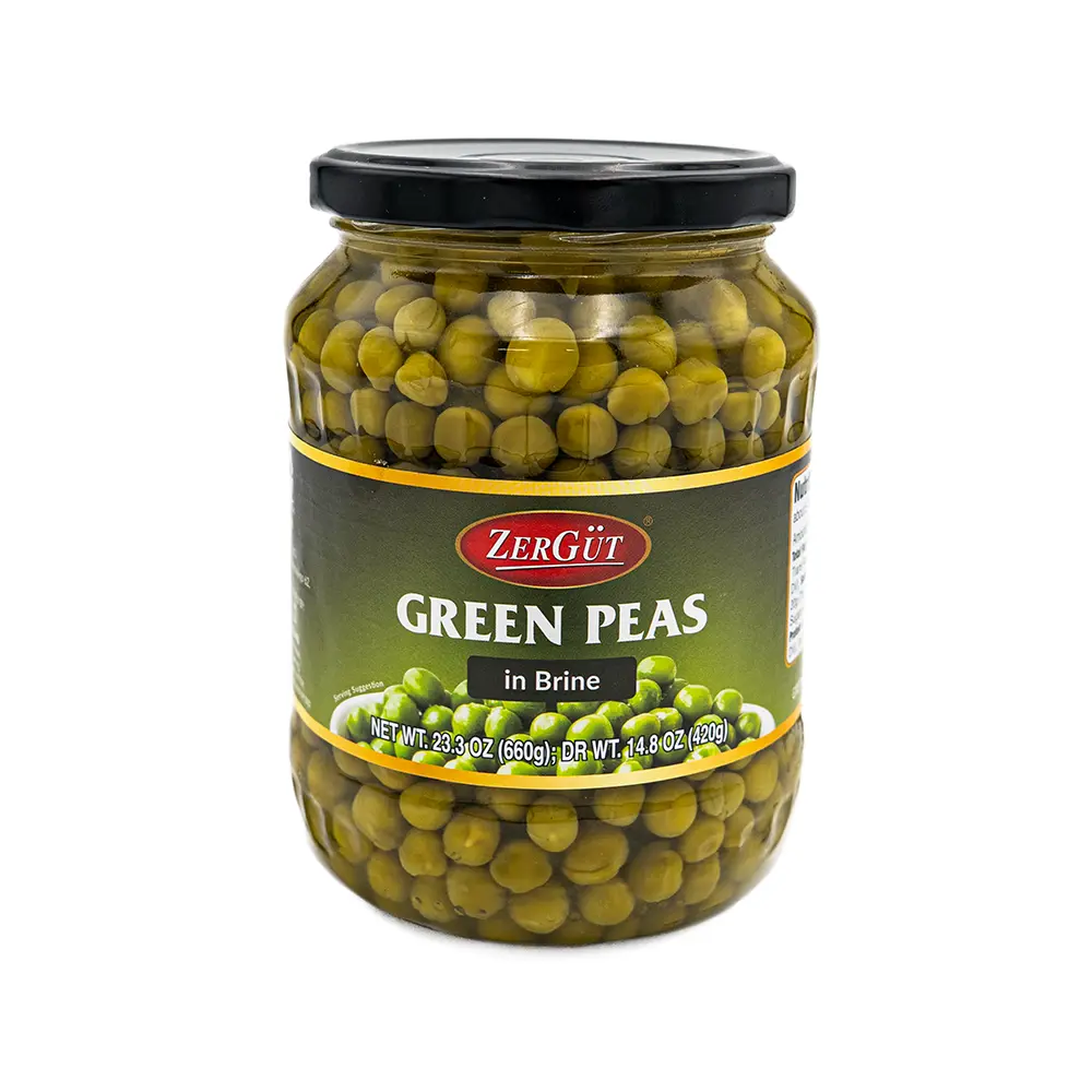 Zergut Green Peas, 660 g