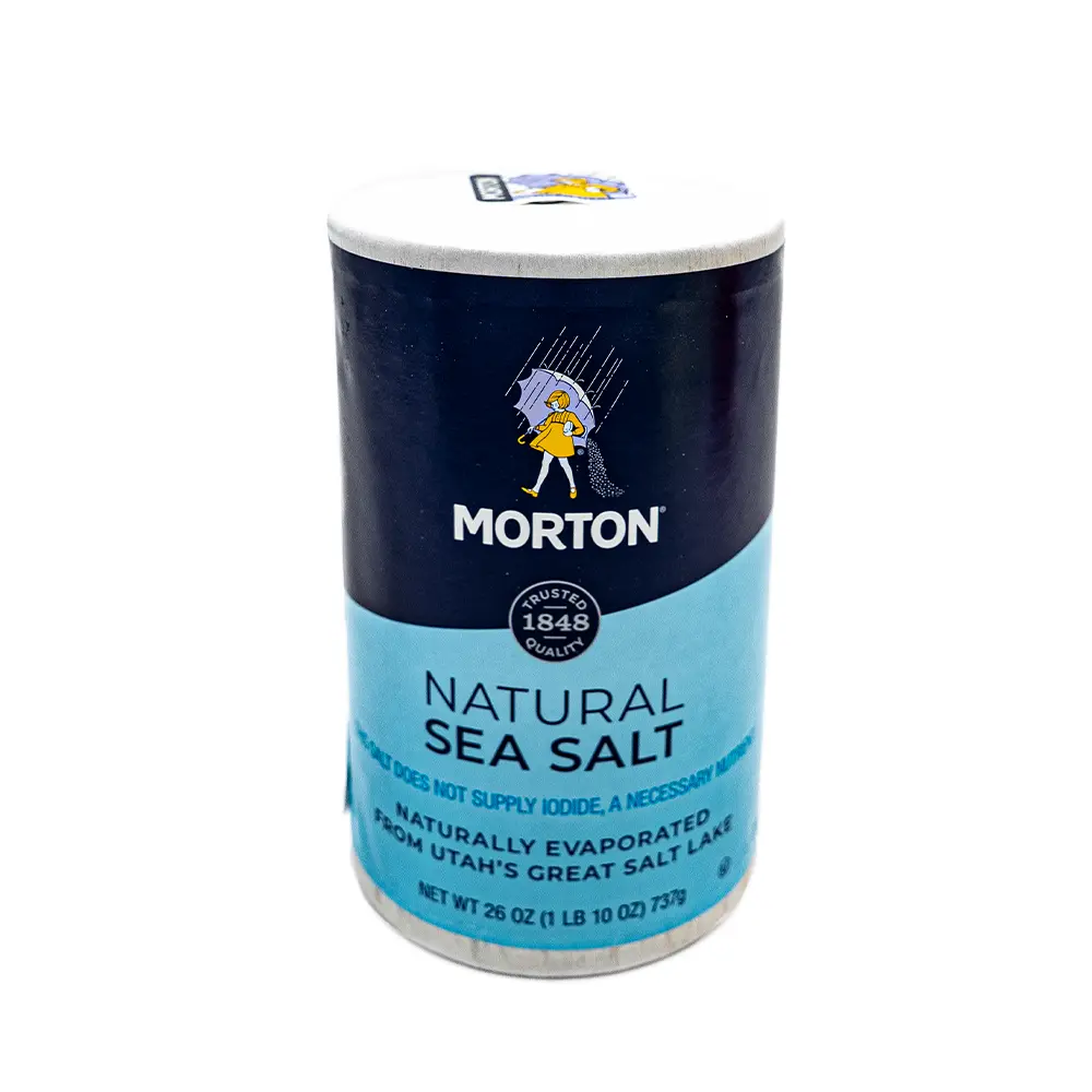 Morton Natural Sea Salt, 1 lb