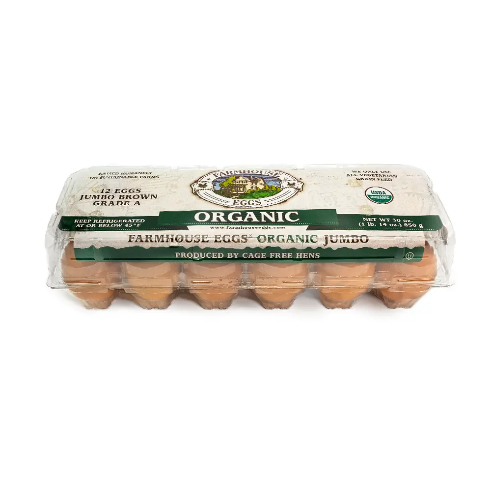 Farmhouse Organic Jumbo Grade A Brown Eggs, 1 dz