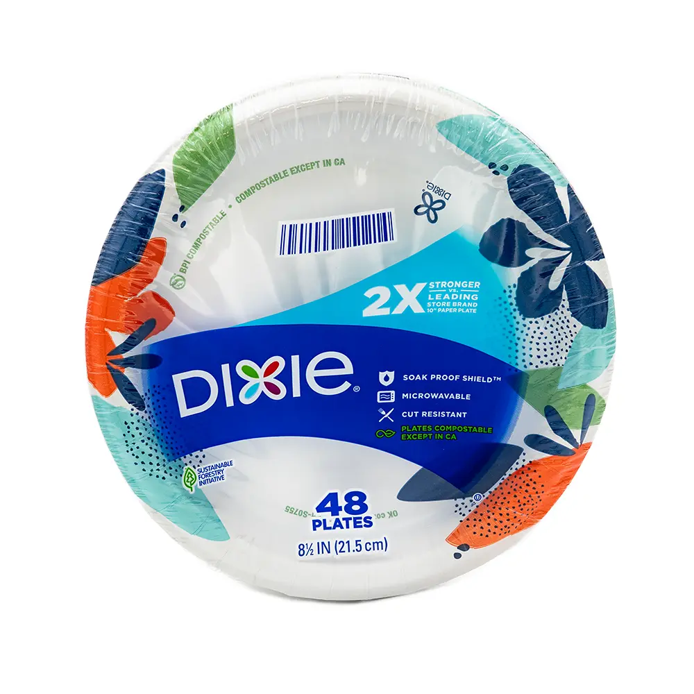 Dixie Plates, 48 x 21.5 cm