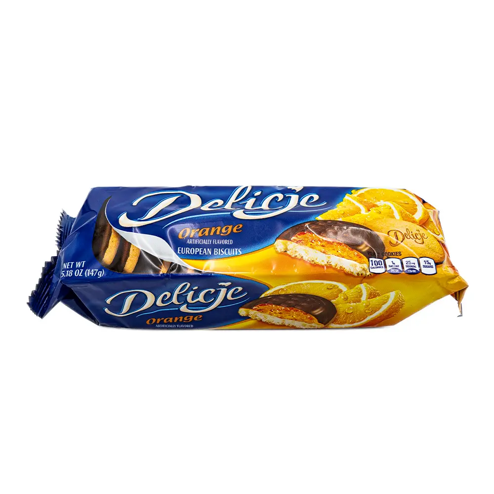 Delicje Orange Biscuits, 147 g