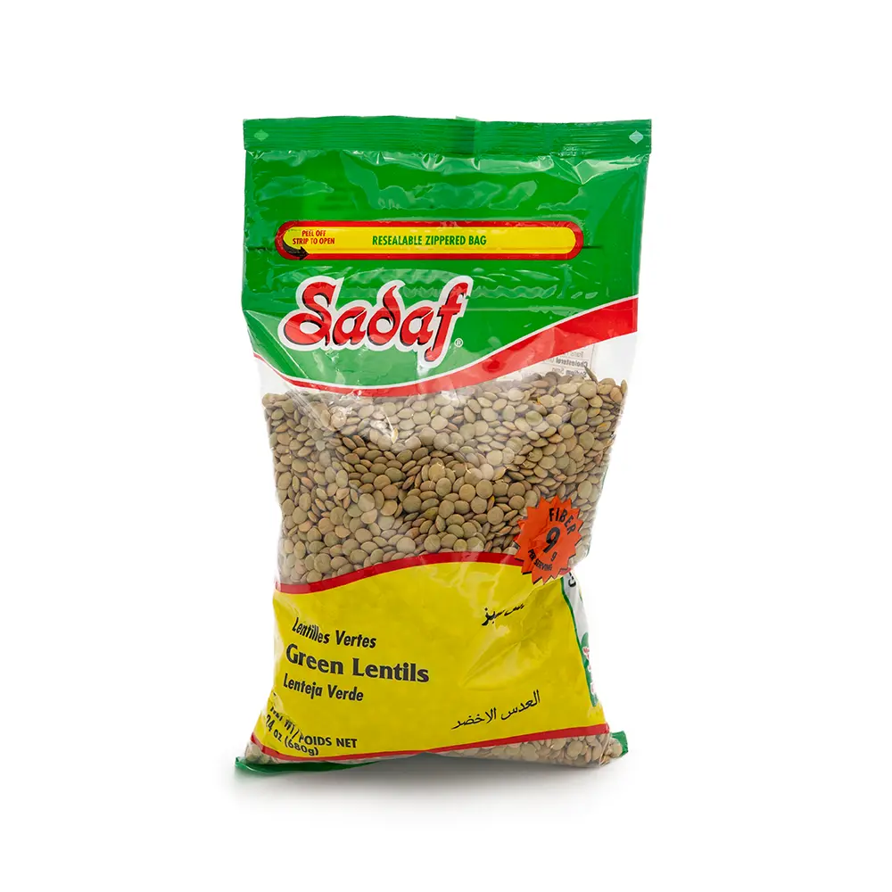 Sadaf Green Lentils, 24 oz