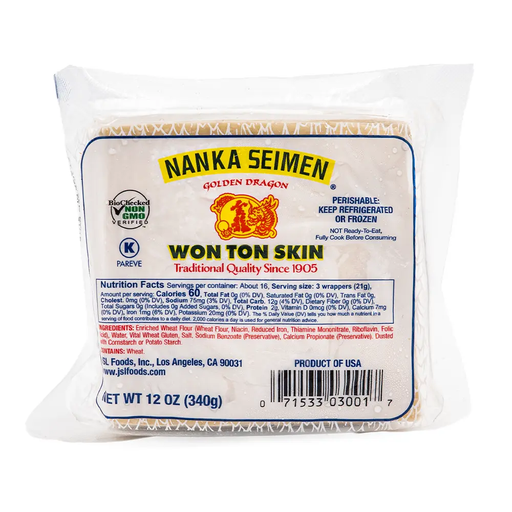 Nanka Seimen Won Ton Skin, 12 oz