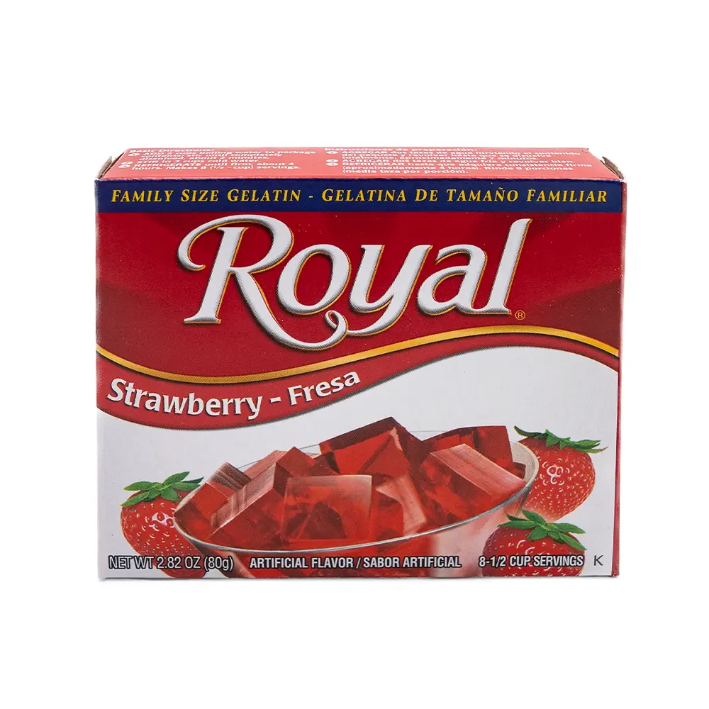 Royal Strawberry Gelatin, 80 g