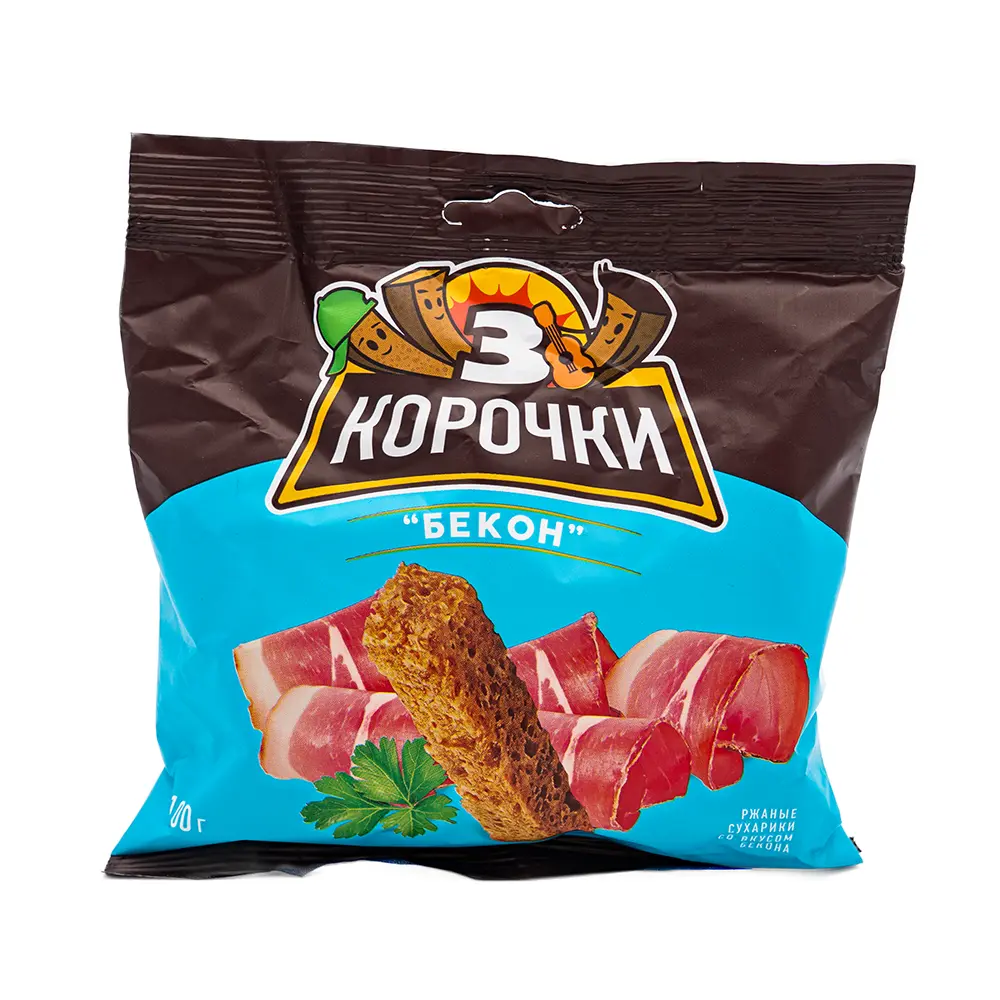 3 Korochki Bacon Flavor