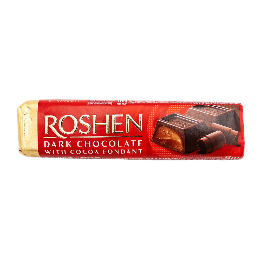 Roshen Dark Chocolate, 43 g