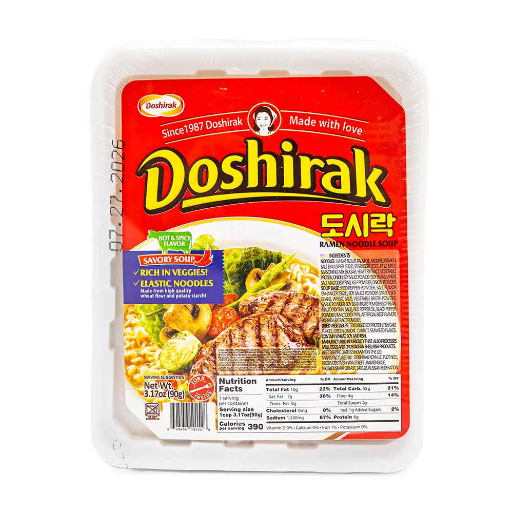 Doshirak Beef Hot & Spicy Insant Noodles