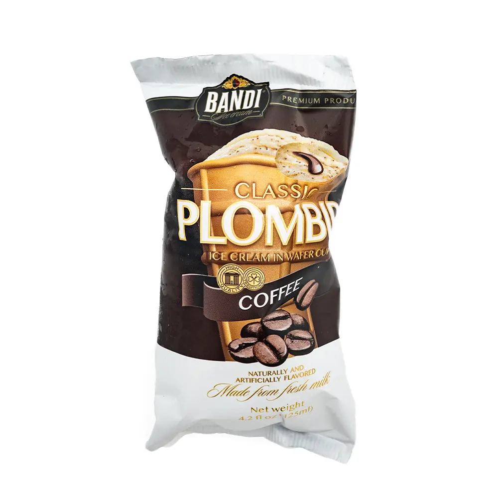 Bandi Coffee Plombir Ice Cream in Wafer Cup