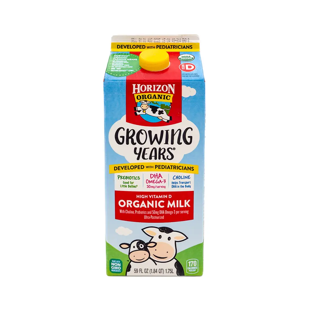Horizon Organic Growing Years Milk, 0.5 gal