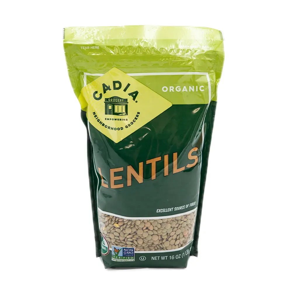 Cadia Organic Lentils, 16 oz