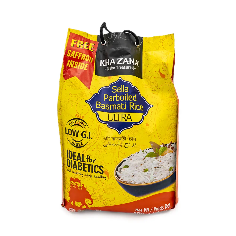 Khazana Sella Basmati Rice, 10 lb