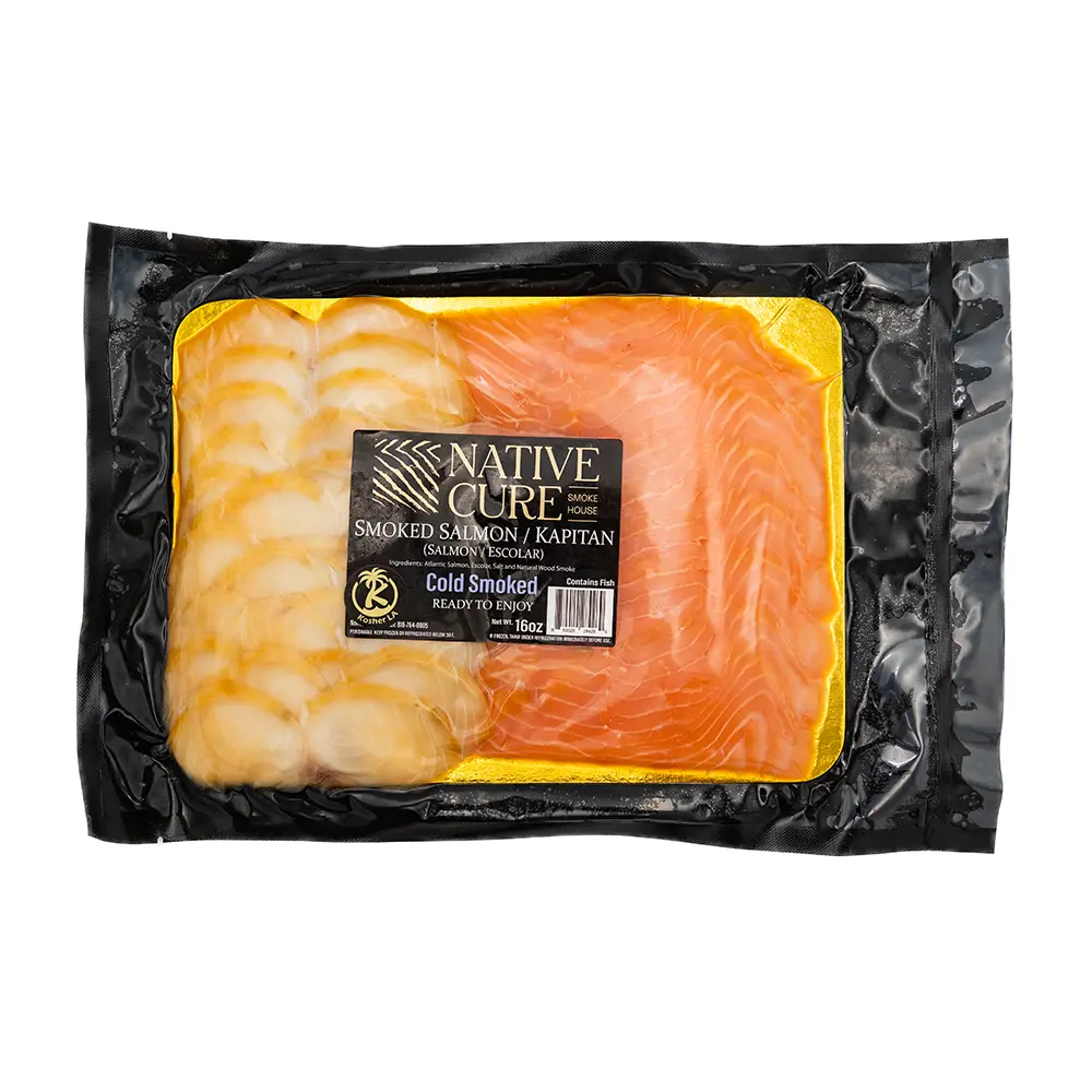 Native Cure Cold Smoked Salmon / Kapitan, 16 oz