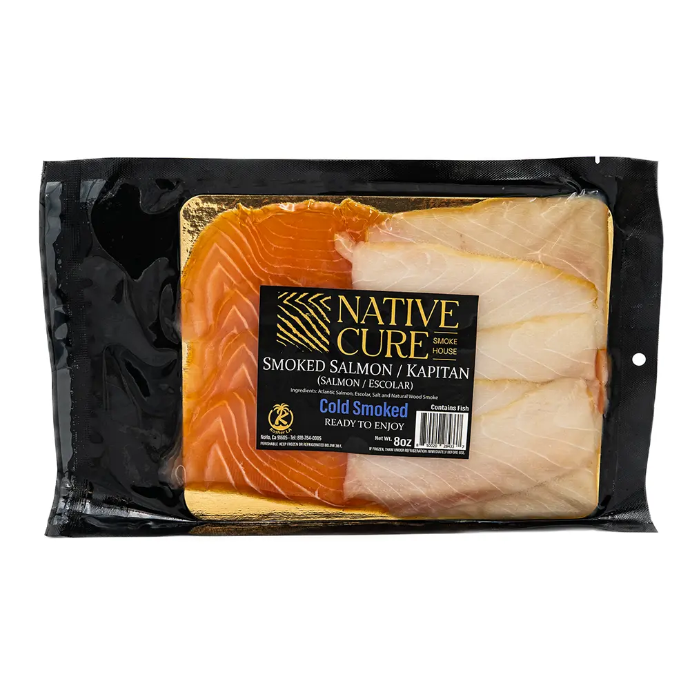 Native Cure Smoked Salmon & Kapitan 8 oz
