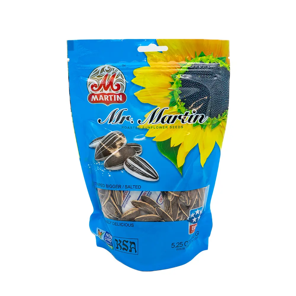 Mr. Martin Salted & Roasted Striped Sunflower Seeds, 149 g