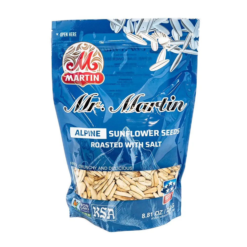 Mr. Martin Alpine Sunflower Seeds Roasted with Salt, 250 g