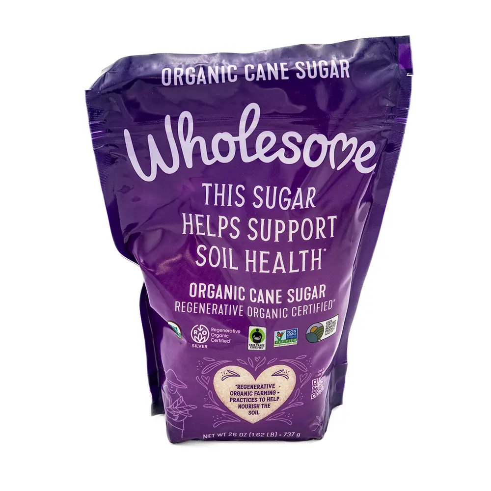 Wholesome Organic Cane Sugar, 26 oz