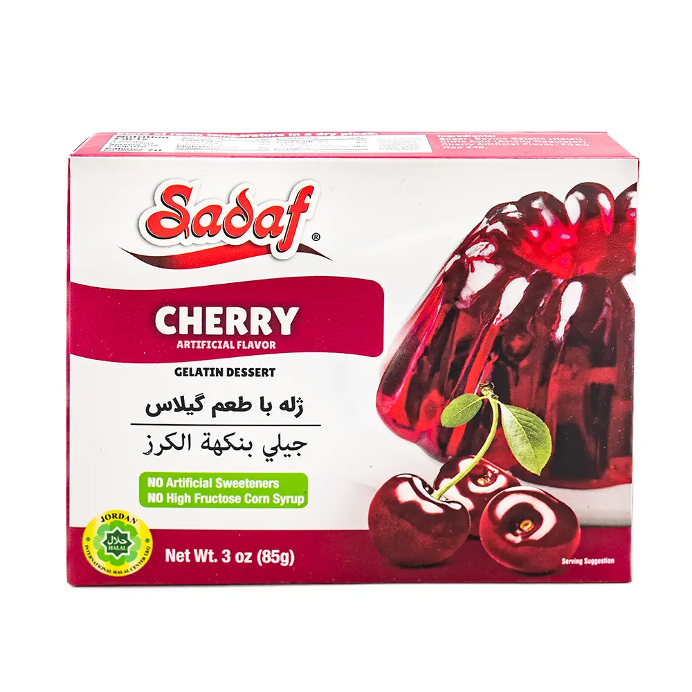 Sadaf Cherry Gelatin, 85 g
