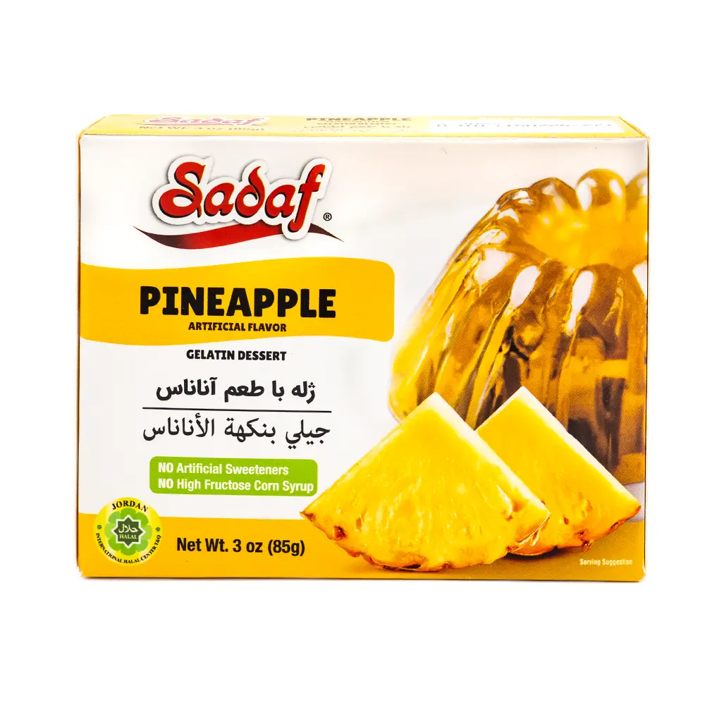 Sadaf Pineapple Gelatin, 85 g