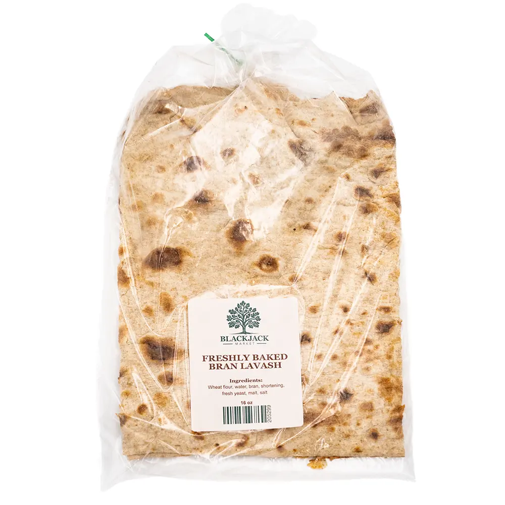 BlackJack Freshly Baked Bran Lavash, 2 ct