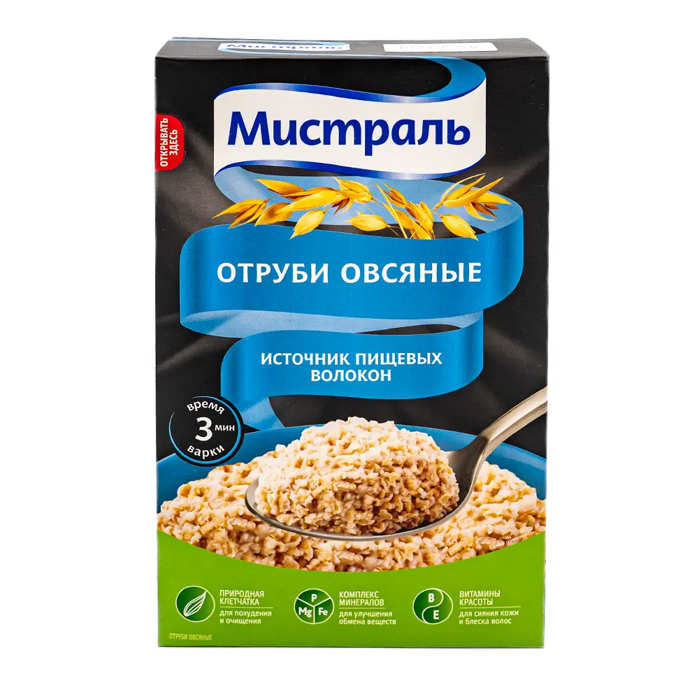 Mistral Oat Bran Flakes, 400 g