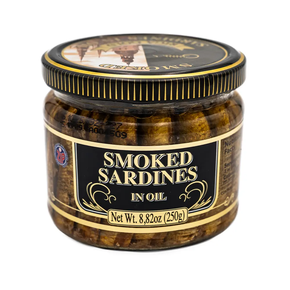 Riga Gold Smoked Sardines, 250 g