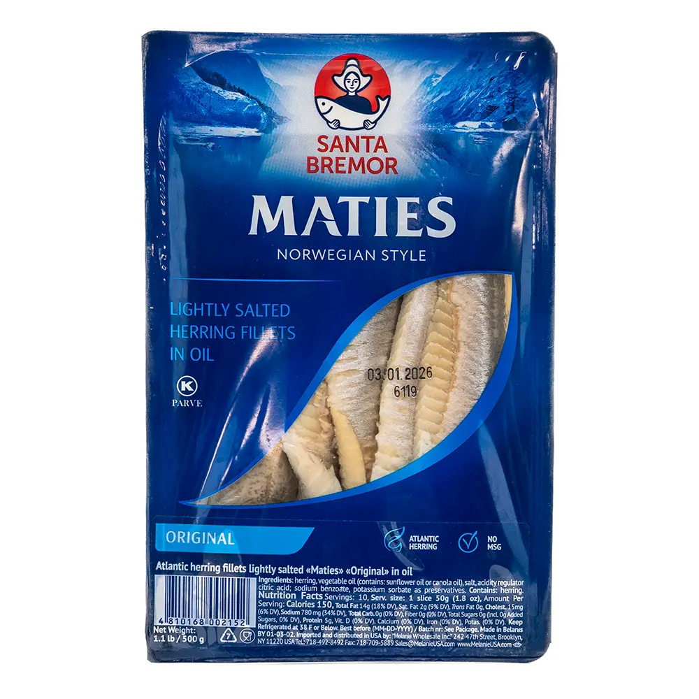 Santa Bremor Original Matias Herring Fillets, 500 g