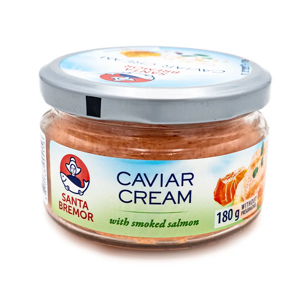 Santa Bremor Caviar Cream Smoked Salmon, 180 g