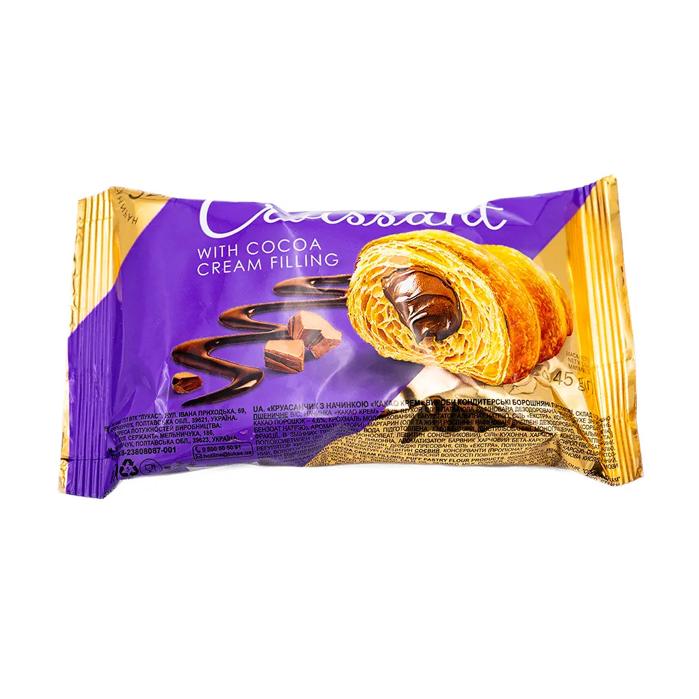 Lukas Cocoa Cream Croissant, 45 g
