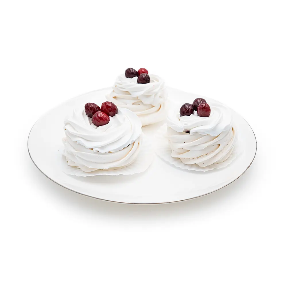 BlackJack Meringue with Cranberries