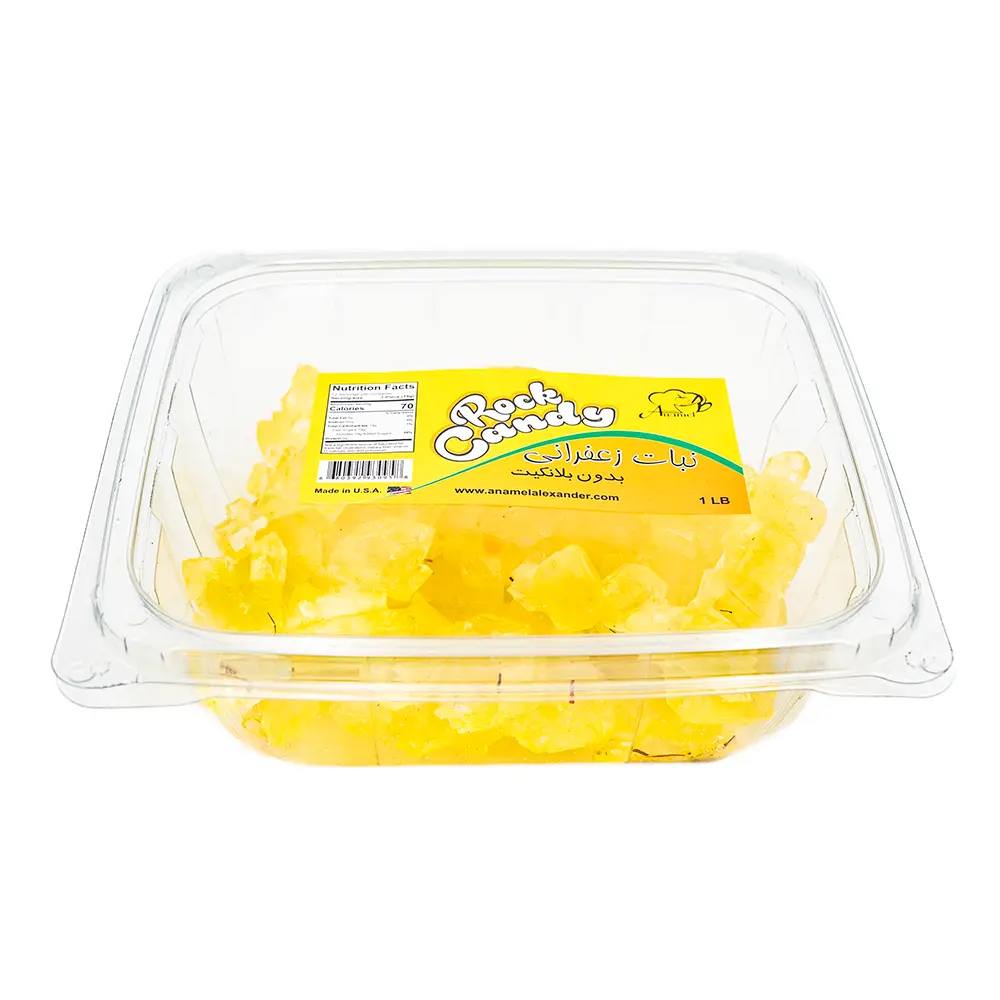 Anamel Saffron Rock Candy, 1 lb