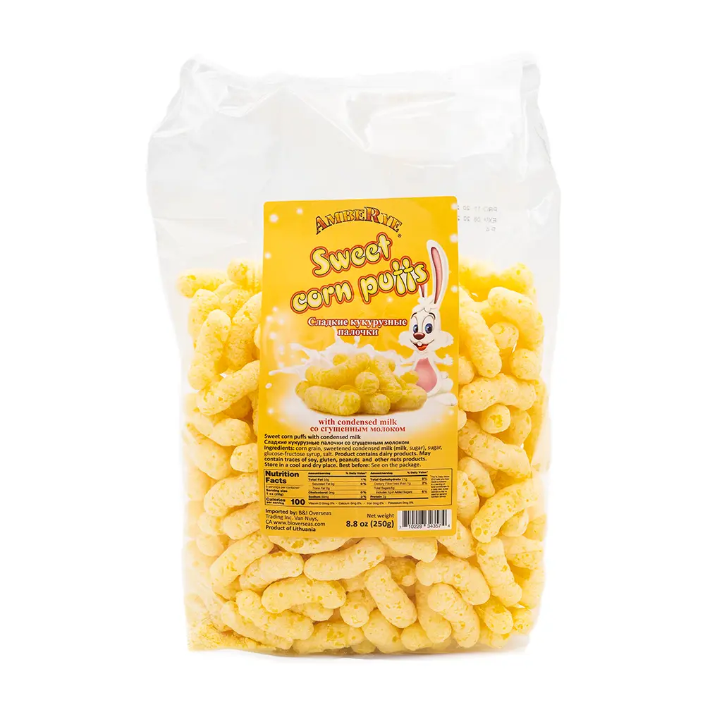 Amberye Sweet Corn Puffs, 250 g