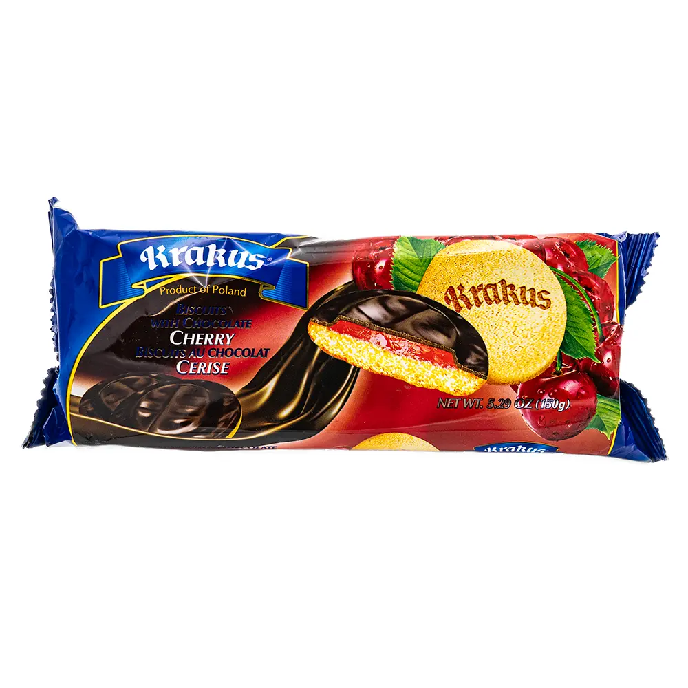 Krakus Cherry Chocolate Biscuits, 150 g