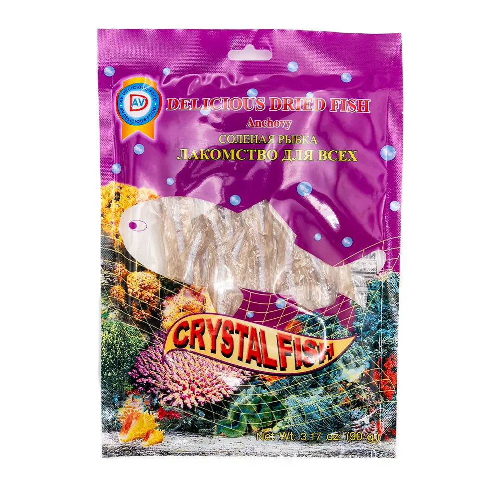 Crystal Dried Fish Anchovy, 90 g