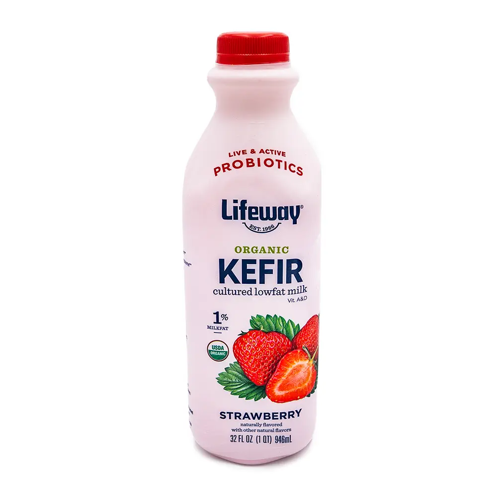 Lifeway Organic Strawberry Kefir, 32 oz