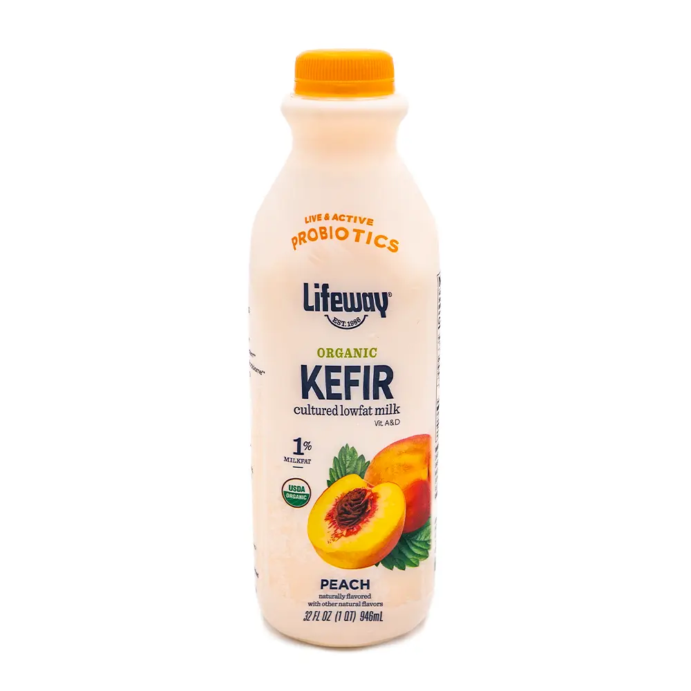 Lifeway Organic Peach Kefir, 32 oz