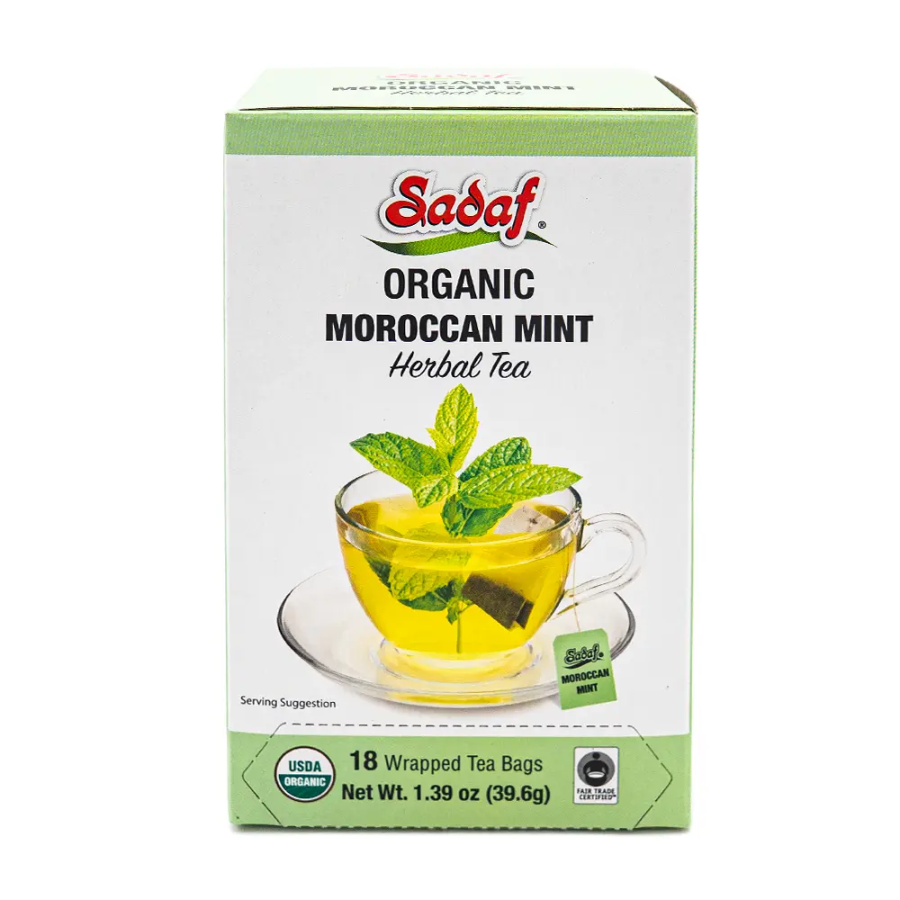 Sadaf Organic Moroccan Mint Tea, 40 g