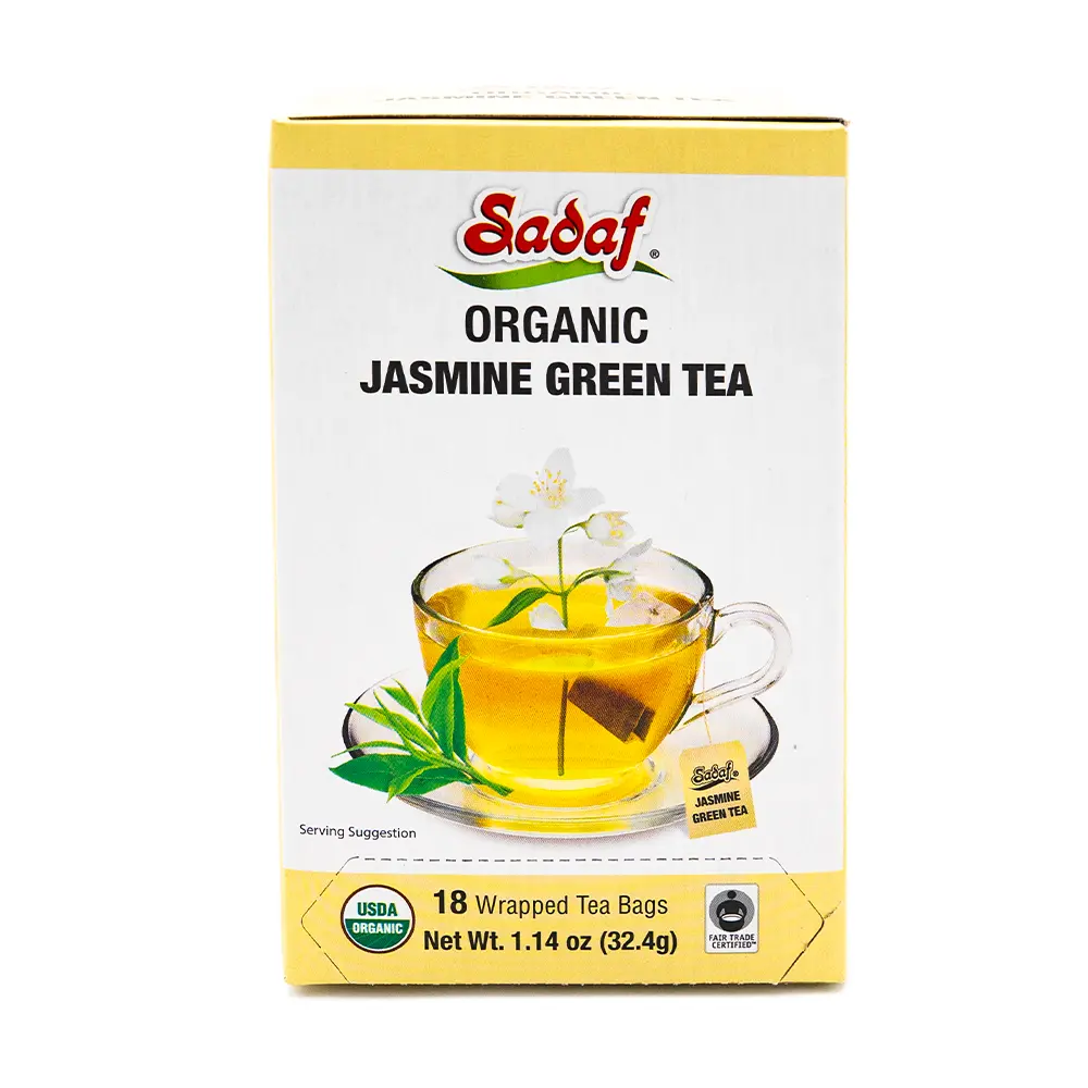 Sadaf Organic Jasmin Green Tea, 32 g