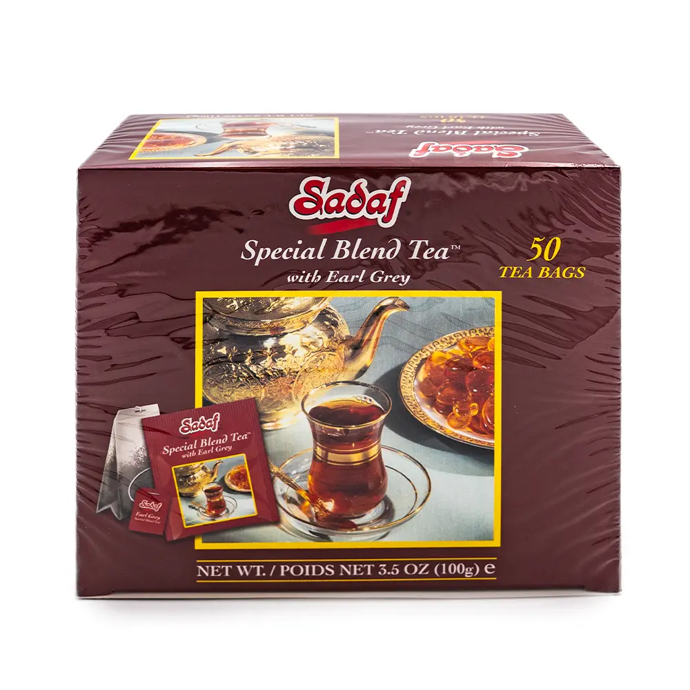 Sadaf Special Earl Grey Tea 50 count, 100 g